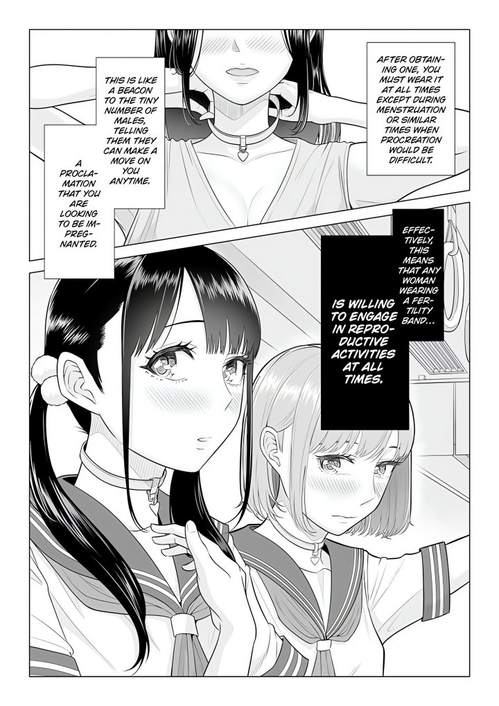 In a World Where Males Are Nearly Extinct, Semen Has Become a Precious Resource - Chapter 2 Page 4